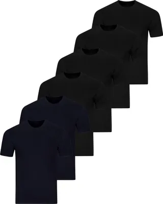 Produktbild von RAGMAN 6er Pack Basic Unterhemd / Shirt Kurzarm Bequem und atmungsaktiv, Vielseitiges Basic, Optimale Passform
