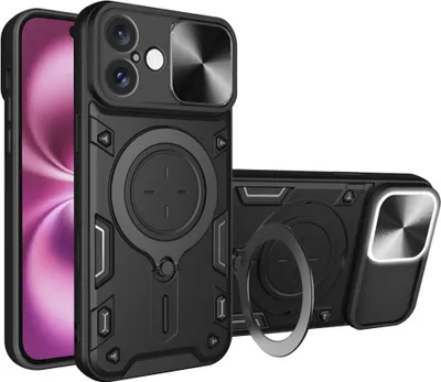 Obrázok produktu pre Techsuit CamGuard Pro kryt na iPhone 16 Plus – čierny