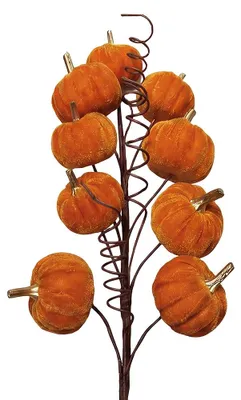 Produktbild von Clayre & Eef Dekorationsfigur Kürbis Orange Kunststoff