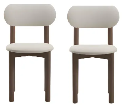 Immagine prodotto di Set di sedie – Sedie da pranzo moderne bianche e sedie in legno per sala da pranzo e cucina