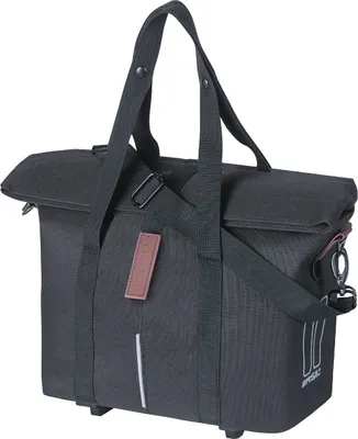 Produktbild von Basil City Fahrradhandtasche Basil MIK-KF-Hook 29x15x26cm, schwarz, 8-11L, MIK-KF-Hook, schwarz