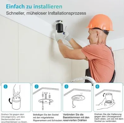 Productafbeelding van Zwarte Plafondspot 30° draaibaar - Geschikt voor GU10 en LED modules - Ø 80 mm Aluminium - Plafondlamp 230 V - 1 stuk