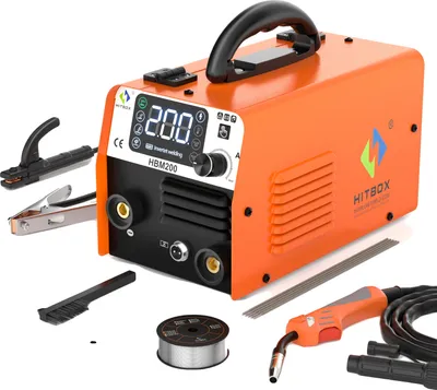 Obrázek produktu pro Svářečka MIG, 220V/110V, hmotnost 6,3 kg, HBM200