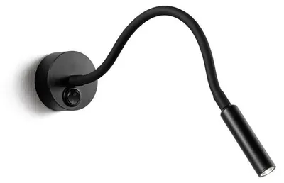Immagine prodotto di Applique Moderna Minispy Metallo Nero Led 3W 4000K