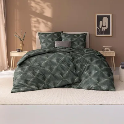 Produktbild von Estella Mako Interlock Jersey Bettwäsche Otto anthrazit 155x220 cm + 80x80 cm