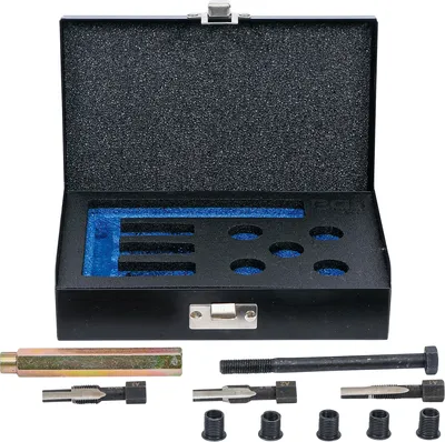 Image de BGS 8647 Kit de réparation pour filetage de bougie de préchauffage, M8 x 1,0
