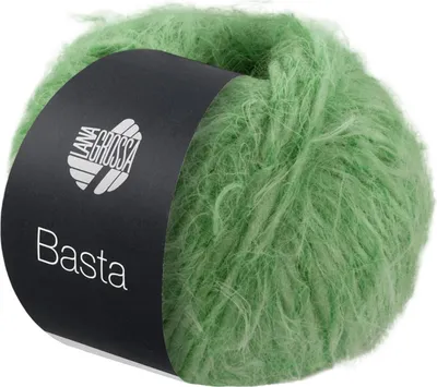 Produktbild von Lana Grossa BASTA 50 g Garn im Fake Fur Look mit Franseneffekt 100 m Farbe 029 - Resedagrün