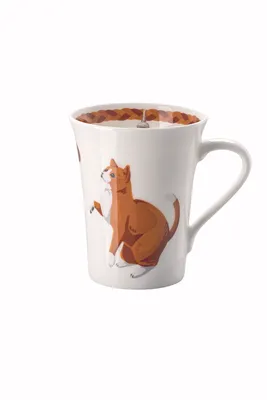 Imagen del producto de Taza con asa Hutschenreuther, colección "My Mug", diseño "Gato doméstico", código: 02048-727437-15505