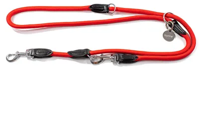 Produktbild von lionto Multifunktionsleine verstellbar, 200 cm, rot