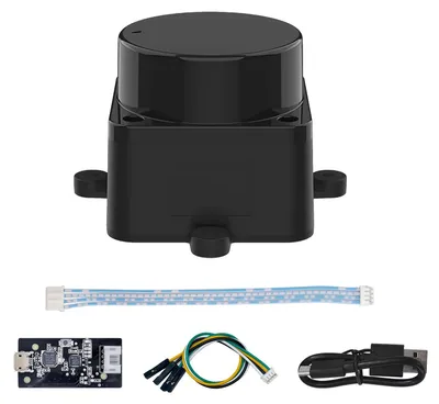 Lidar-Sensor FHL-LD19 Plus, 25 m, 360°, ROS/Raspberry