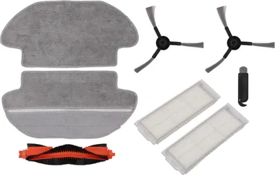 Obrázek produktu pro Sada hlavního kartáče vysavače s bočním kartáčem a mopovým hadříkovým filtrem pro Conga 3290 3490 3690 pro Proscenic M6 Pro