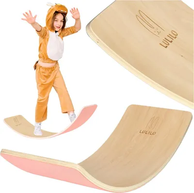 Produktbild von LULILO Ajlo Balance Board mit rosa Filz