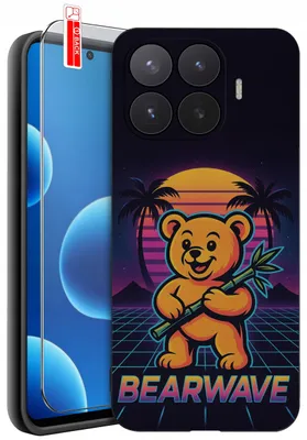 Productafbeelding van Beschermhoezen voor de Xiaomi 17T Pro – Designs | Mat siliconen hoesje + 9H-glas