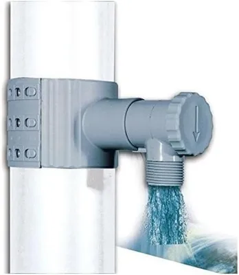 Productafbeelding van Regenopvang PVC - Regenwater verzamelaar - Water Besparen - Inclusief kraan - 75-100 mm - Grijs