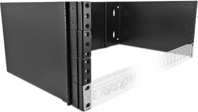 Obrázek produktu pro DELOCK 19" Wandhalterung 4 HE faltbar schwarz