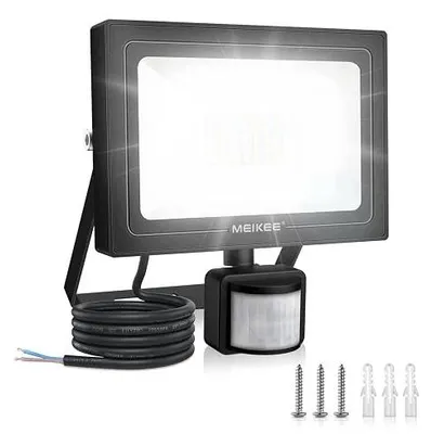 Zdjęcie produktu dla Reflektor LED 30W z czujnikiem ruchu 2820LM oświetlenie zewnętrzne