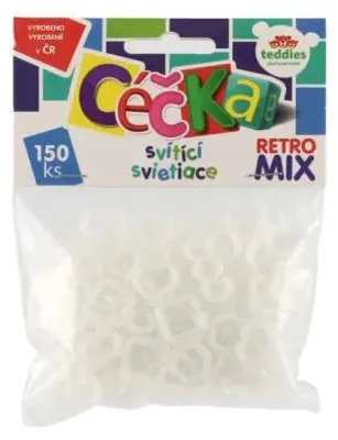 Obrázek produktu pro Céčka svítící 150 ks retro mix plast