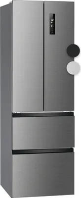 Produktbild von Bomann® French Door Kühlschrank No Frost | Total No Frost | 400 Liter | mit Gefrierfach | Side by Side mit MultiAirflow-System | KG 7354 inox-look