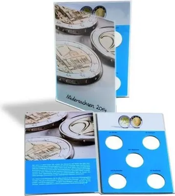 Produktbild von Münzkarte für deutsche 2-Euro-Gedenkmünze, neutral