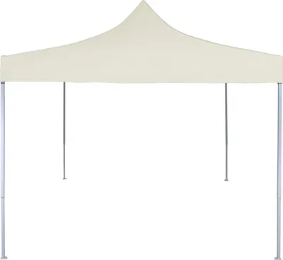 Image de vidaXL Tente de réception Crème 200 x 200 x 315 cm Tissu Oxford