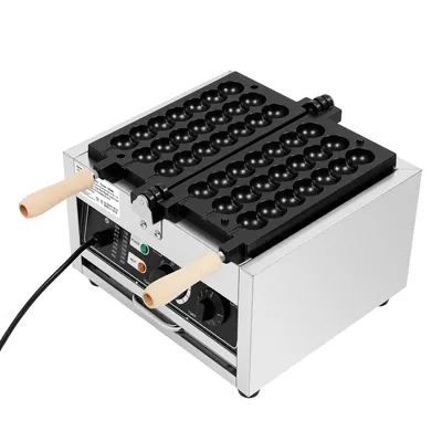 Produktbild von Waffeleisen Antihaft Waffelmaschine Waffelbissen Einstellbare Temperaturkontrolle mit Timer Maker Bubble