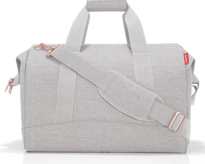 Produktbild von reisenthel Schultertasche Reisetasche Allrounder Twist Sky Rose hellgrau