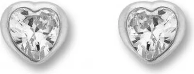 Produktbild von Ohrstecker Zirkonia 925/- Silber rhodiniert