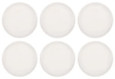 Immagine prodotto di Villeroy & Boch Artesano Original, set di 6 piatti piani, diametro 27 cm, colore bianco, porcellana