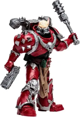 Produktbild von McFarlane Toys Warhammer 40k Actionfigur Chaos Space Marine Word Bearer (Gold Label) 18 cm MCF10947