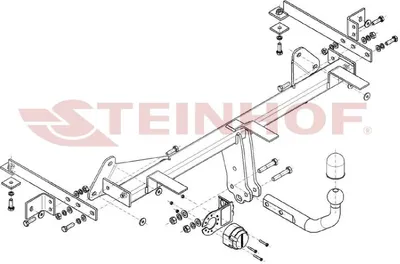 Produktbild von Z546339 Anhängerkupplung passend für FIAT 500 L 2017- starr