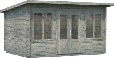 Produktbild von Palmako Gartenhaus Lisa 11,5 m² - 34 mm Grau tauchimprägniert