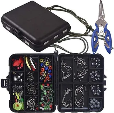 Produktbild von Famanu Angelzubehör Set 188 Teile - Tragbare Tackle Box