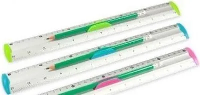 Zdjęcie produktu dla Linijka aluminiowa z uchwytem 30 cm
