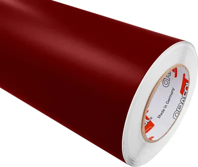 Produktbild von DecoMeister Möbelfolie selbstklebend 100x50 cm - Burgundrot Matt - Einfarbig Klebefolie für Möbel - Klebefolie Möbel für einfache Anwendung, ideal für die Renovierung von Küche oder Bad - Möbelfolie