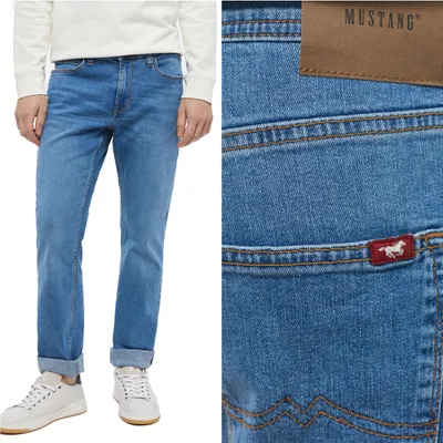 Produktbild von MUSTANG, Herren Jeanshosen, Slim fit, VEGAS SLIM, W34 L34, Blau, Jeans, baggyjeans, buggy