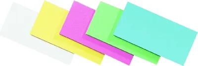 Produktbild von Moderationskarten Rechtecke 9,5x20cm VE=10x500 sortiert