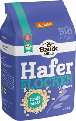 Produktbild von Haferflocken - Großblatt demeter 1kg