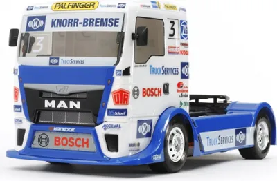 Produktbild von Tamiya 1:14 RC Racing Truck Team Hahn Racing (TT-01E) Bausatz