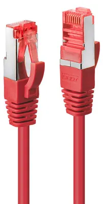 Produktbild von Lindy 47732, 1 m, Cat6, S/FTP (S-STP), RJ-45, RJ-45, Rot
