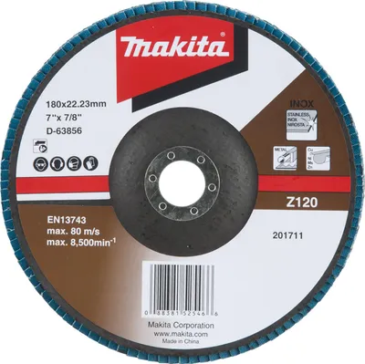 Image de Makita Disque à lamelles 180 mm Z120 D-63856