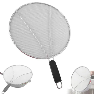 Spritzschutz für Pfanne 33 cm Edelstahl spülmaschinengeeignet