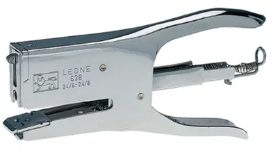 Produktbild von Heftgerät 638 vernickelt für Klammern 126 (24/6) und 128 (24/8), 100 Klammern