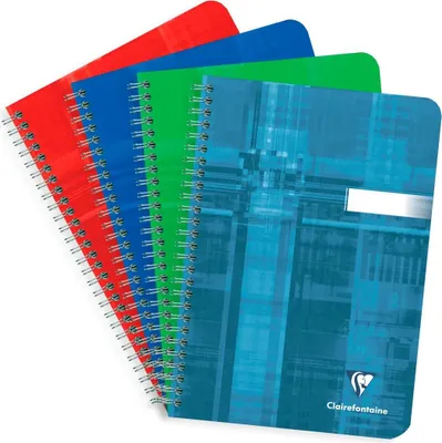 Produktbild von Clairefontaine 5x Notizbuch DIN A5 90 Blatt, 90g, blanko Sortiert 8540C