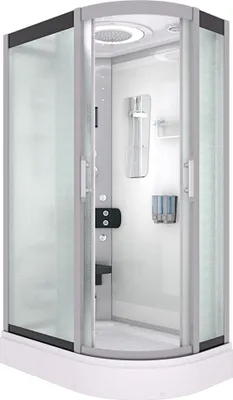 Produktbild von Dusche Duschkabine D60-70M2R-EC Duschtempel Sauna 80x120 cm