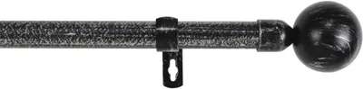 Produktbild von Teleskopstange aus Metall mit Kugeln, robust, 120–210 cm, Schwarz