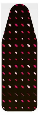 Produktbild von Universal Bügelbezug Lips, 131 cm x 55 cm, 100 % Baumwolle, Praktisches Klipp-System, Waschmaschinenfest