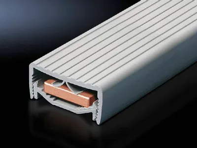 Produktbild von Rittal SV - Sammelschienenabdeckung - RAL 7035 - 1 m (Packung mit 10)