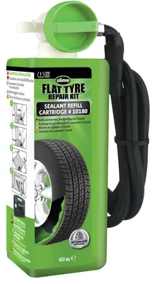 Produktbild von Slime Nachfüllflasche 450ml Reifenpannenset Ersatzflasche Slime Flat Tyre Repair