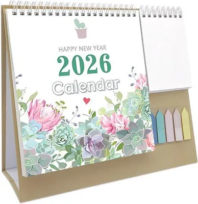 Zdjęcie produktu dla Kalendarz 2026 – 1 strona na miesiąc – styczeń–grudzień 2026 – Plan roczny 2026–2027 – Kalendarz biurkowy z widokiem miesięcznym – Odrywana lista do efektywnego planowania – Neutralny rozmiar 21 x 25 x 9 cm – Idealny do dekoracji uroczystości