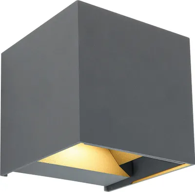 Produktbild von LED Wandleuchte, Aluminium, anthrazit, L 10 cm
